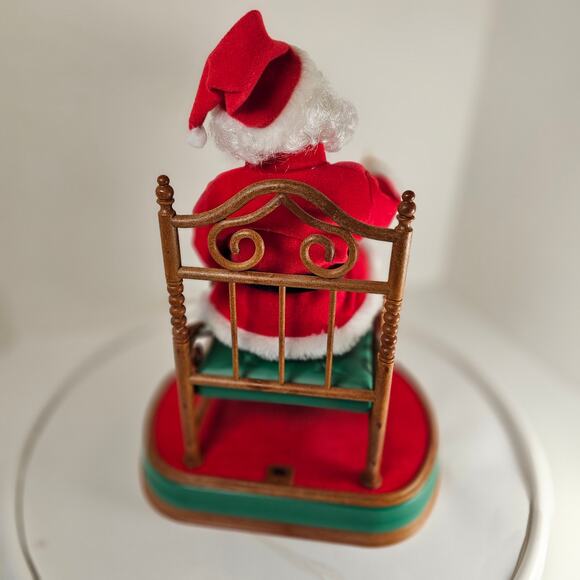 Telco Motionette Talking Santa 1997 Animated 18" Christmas Decor Figure Works - Picture 10 of 14